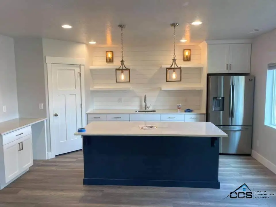 CCS of Utah Finished Basement Kitchen , Creative Construction Solutions