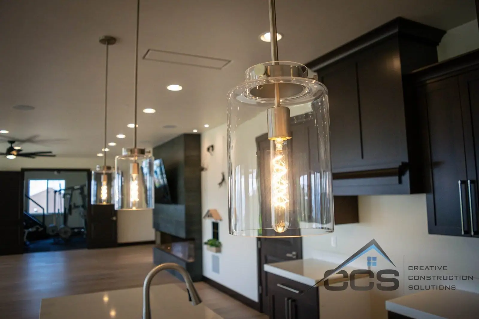 CCS of Utah Basement Finishing-78 - Creative Construction Solutions lighting and ambiance in the basement bar