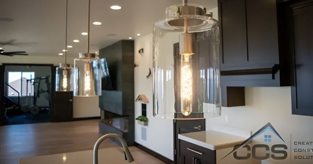 vintage-inspired design with a cylindrical glass shade and Edison-style bulb