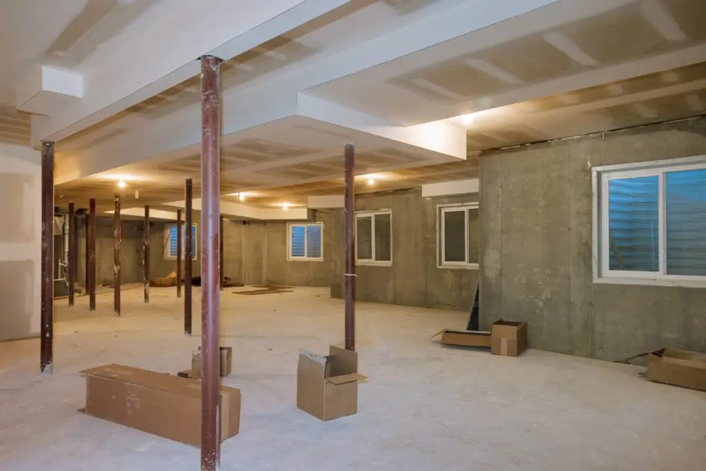 Basement framing construction interior frame of a new house - Creative Construction Solutions Basement framing construction interior frame of a new house , Creative Construction Solutions