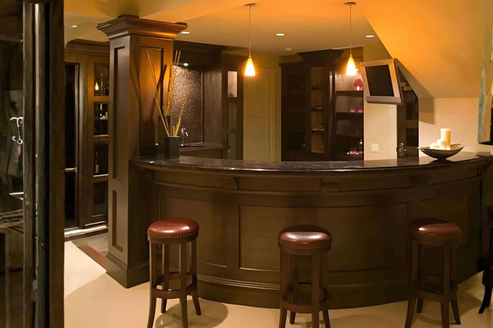 updated basement renovation