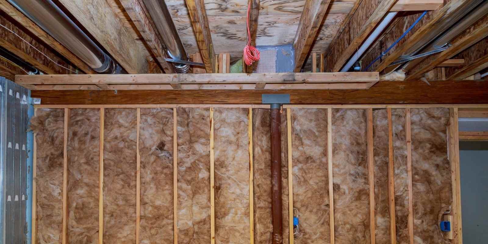 common basement code violations in south jordan, ut 2 basement wall installed fiberglass insulation and gaps in the vapor barrier