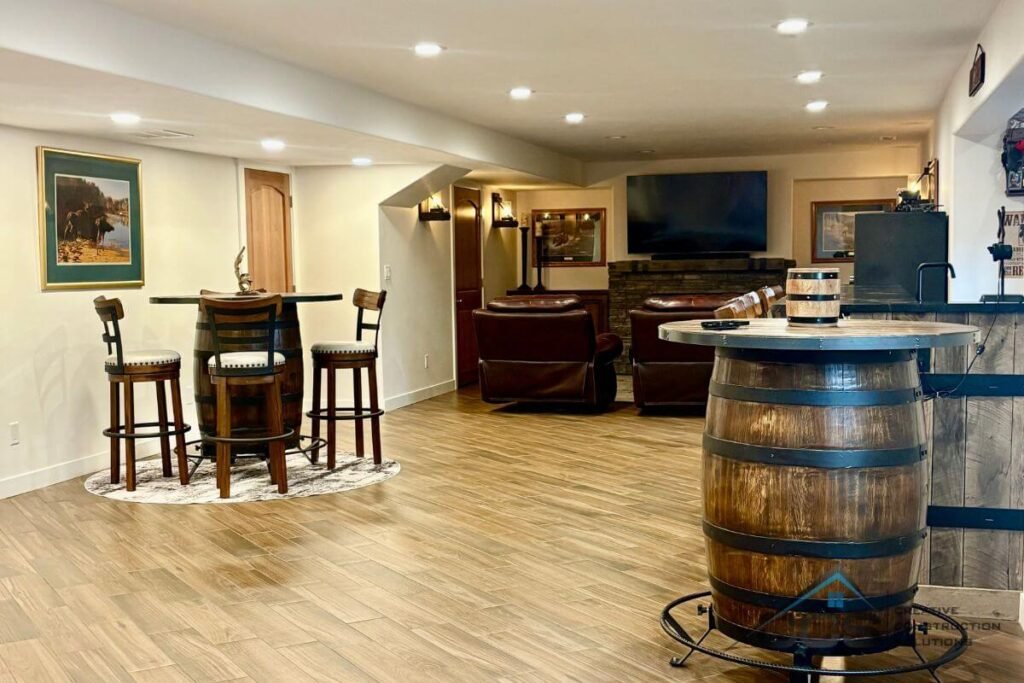 how long does it take to finish a basement in south jordan, utah? 2 man cave remodeling project in draper