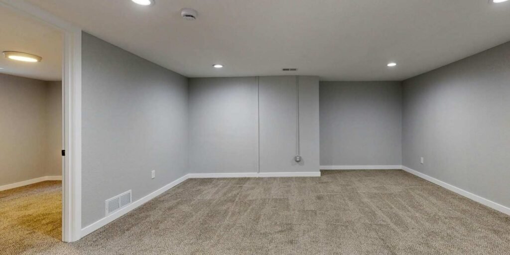 hairline fracture in a concrete basement wall in utah