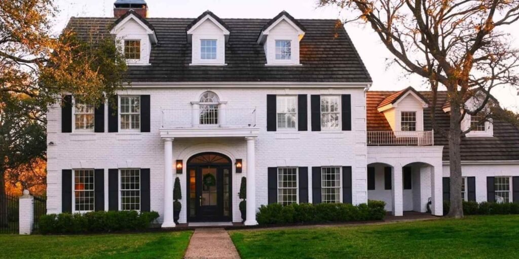 senior homeowner reviewing property tax relief documents at home