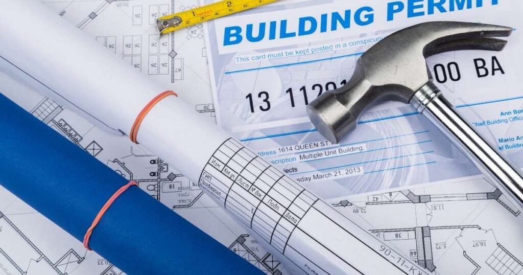 building permit for a basement finishing project
