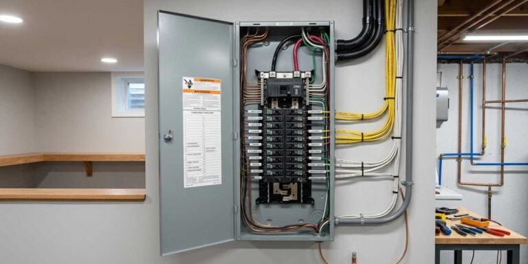 Panel Upgrade Example Electrical Panel Upgrade For Basement Finishing South Jordan UT