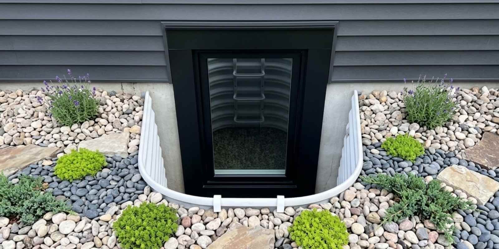 basement egress window requirements in lehi, utah: complete 2026 homeowner guide 1 basement window well with proper drainage in lehi