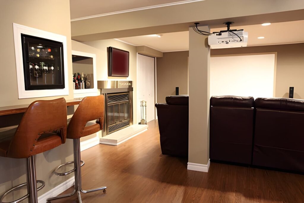Basement remodeling cost in American Fork Utah.
