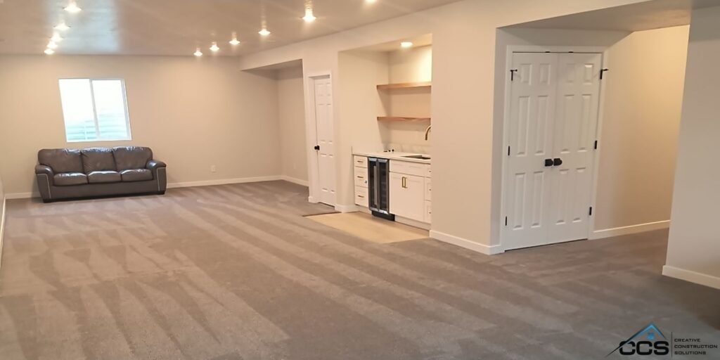 sandy utah basement renovation overview