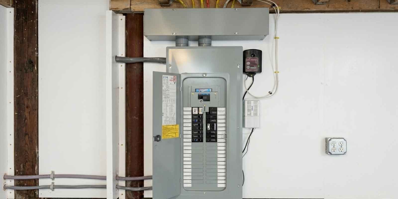 licensed electrician upgrading basement electrical panel