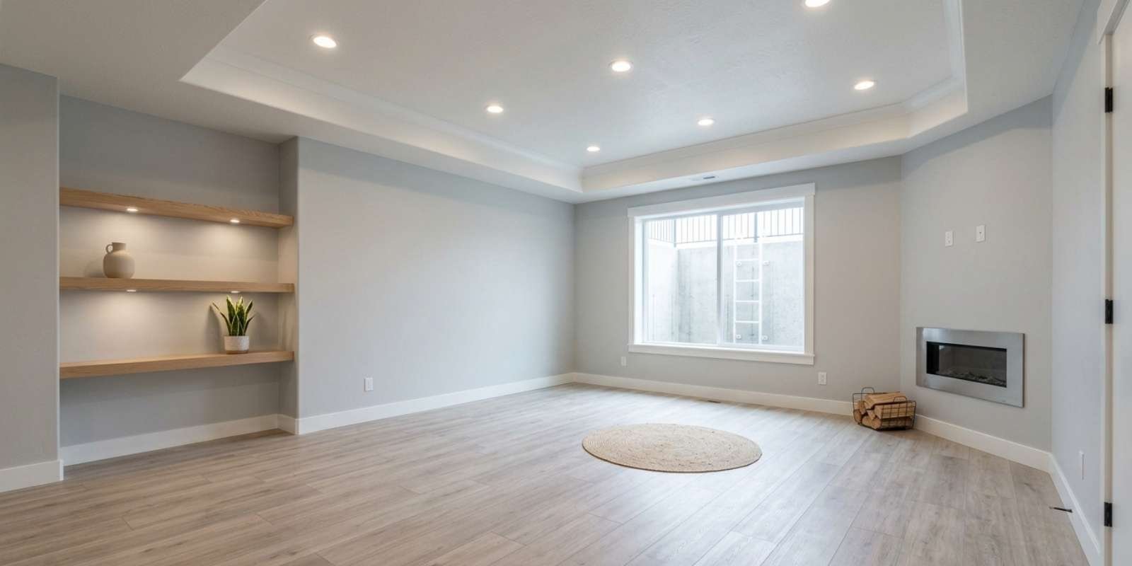 Contractor reviewing basement finishing permits Alpine plans