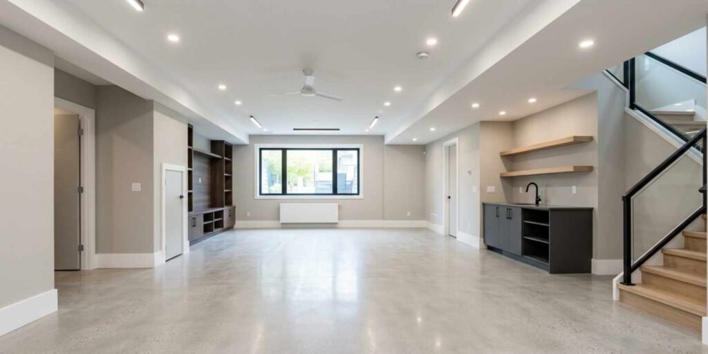Basement remodeling permits Alpine inspection for a code-compliant basement renovation